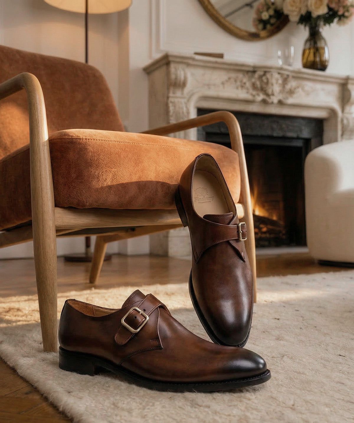 BECKETT Walnut Brown Single Monks