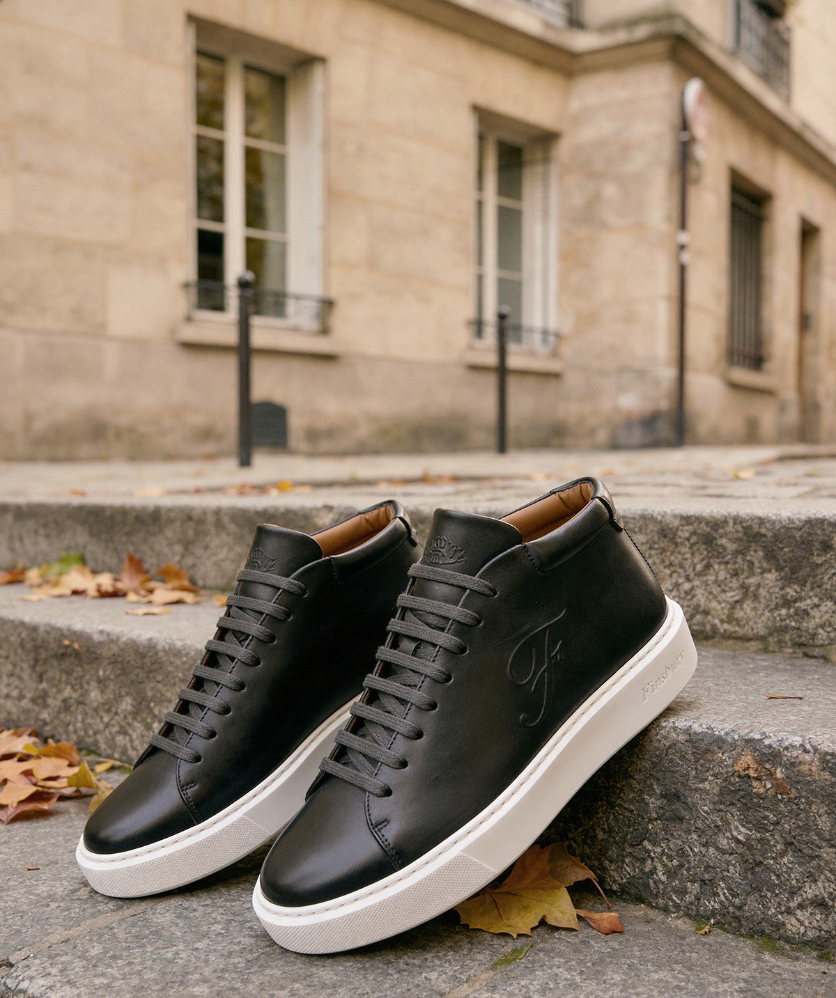 Sneakers Montante MODENA Gris Patiné