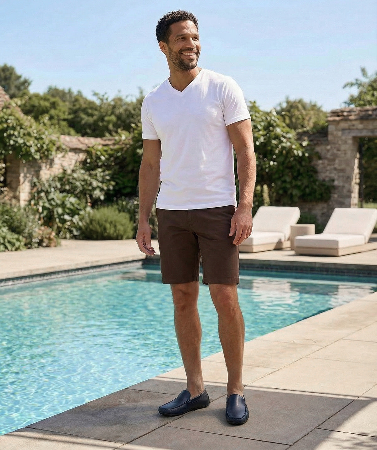 Mocassin LUCA Bleu Patiné