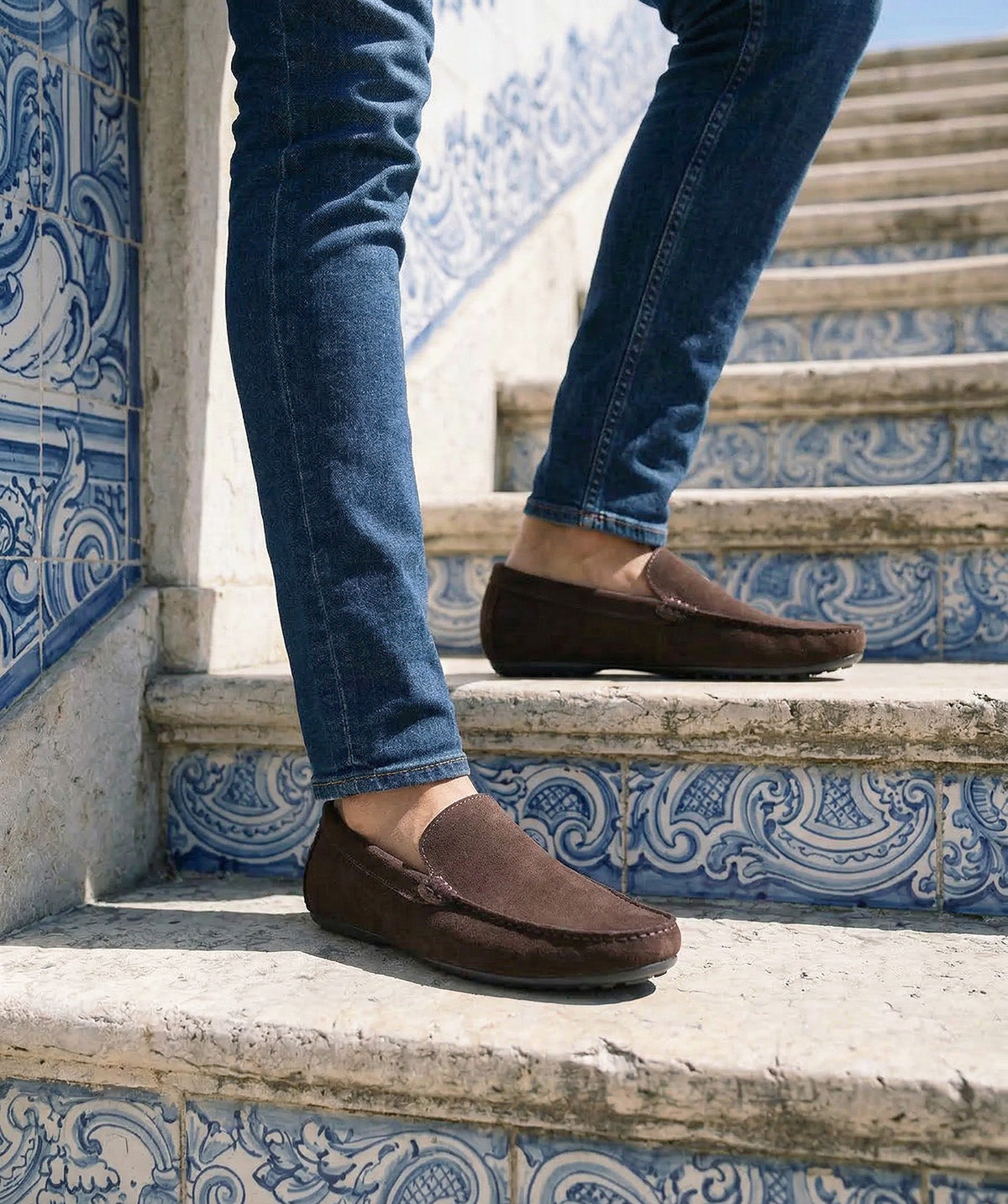 DANDY Brown Suede Loafer