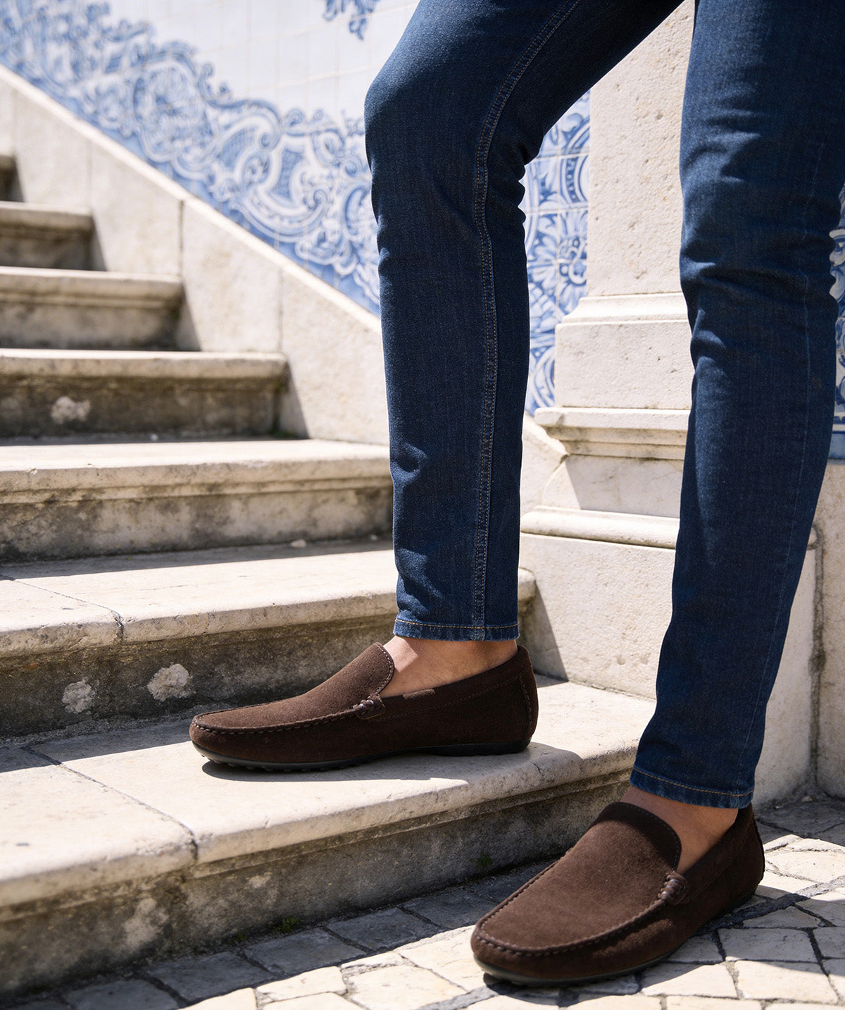 DANDY Brown Suede Loafer