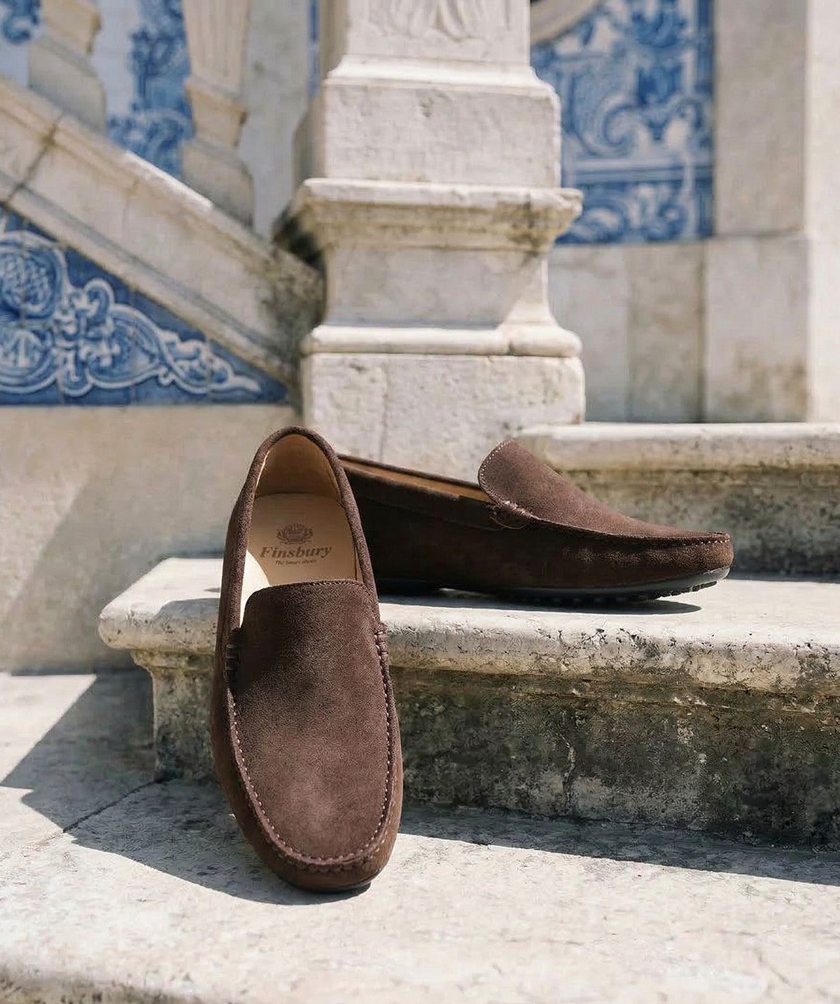 DANDY Brown Suede Loafer