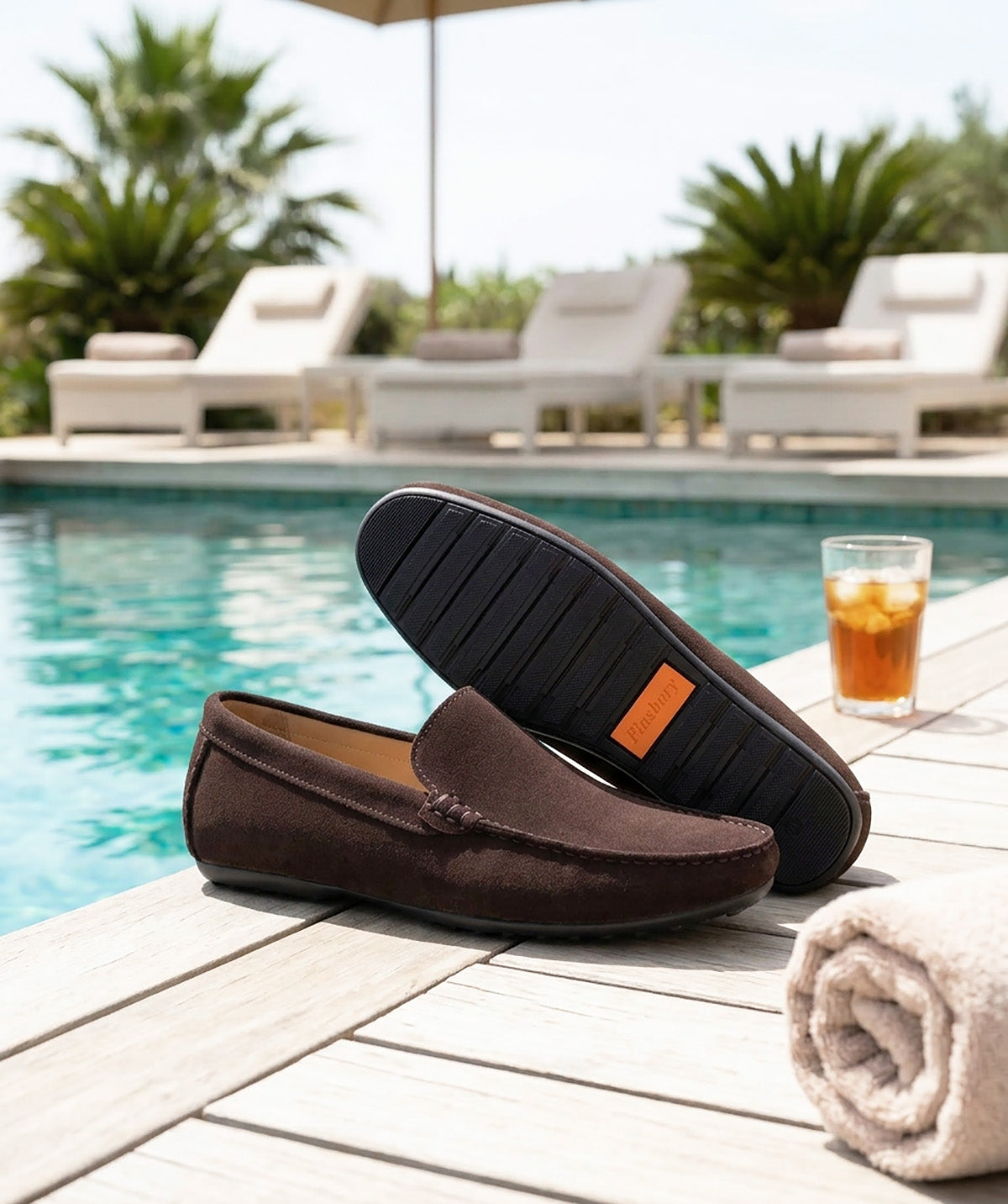 Mocassin DANDY Daim Marron