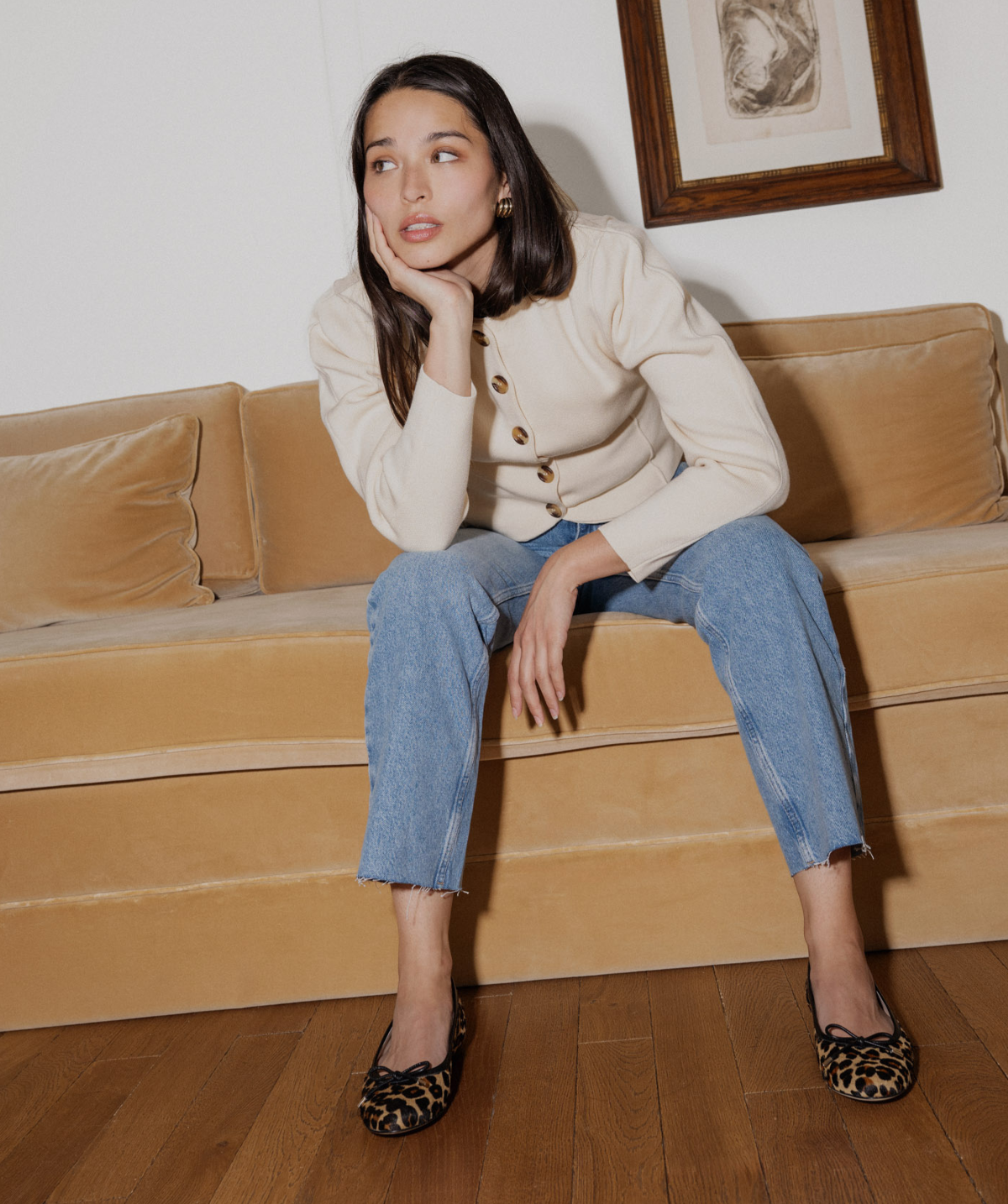 Ballerines CHANON Léopard