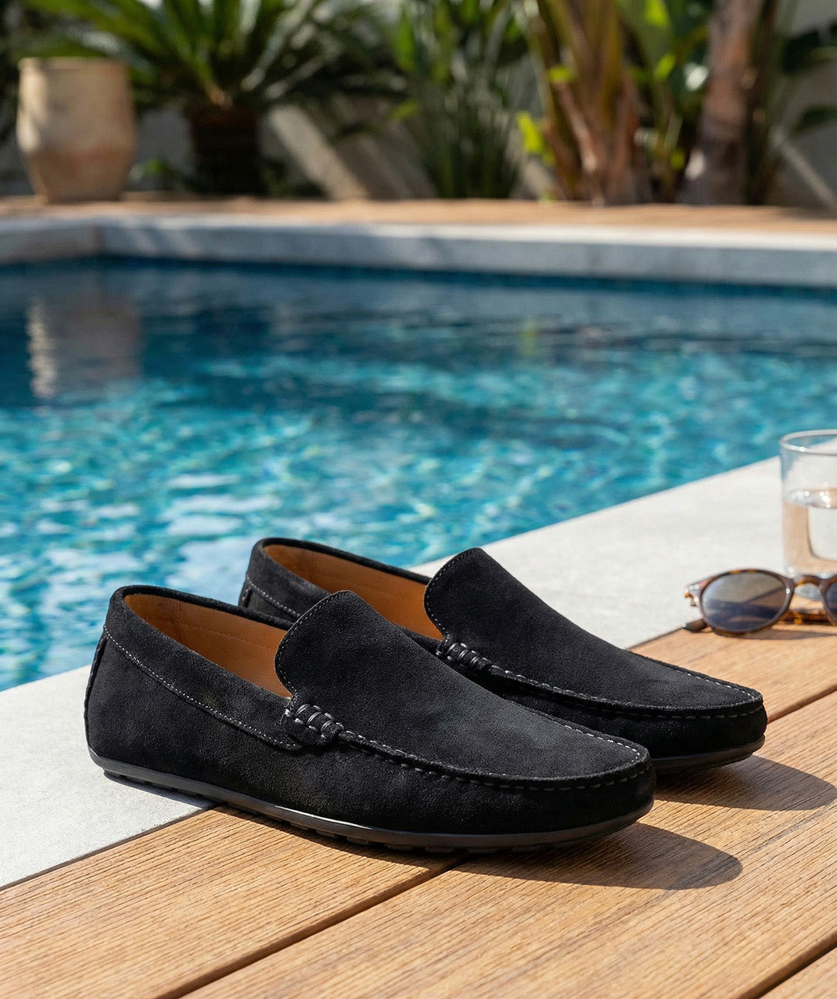 Mocassin DANDY Daim Noir