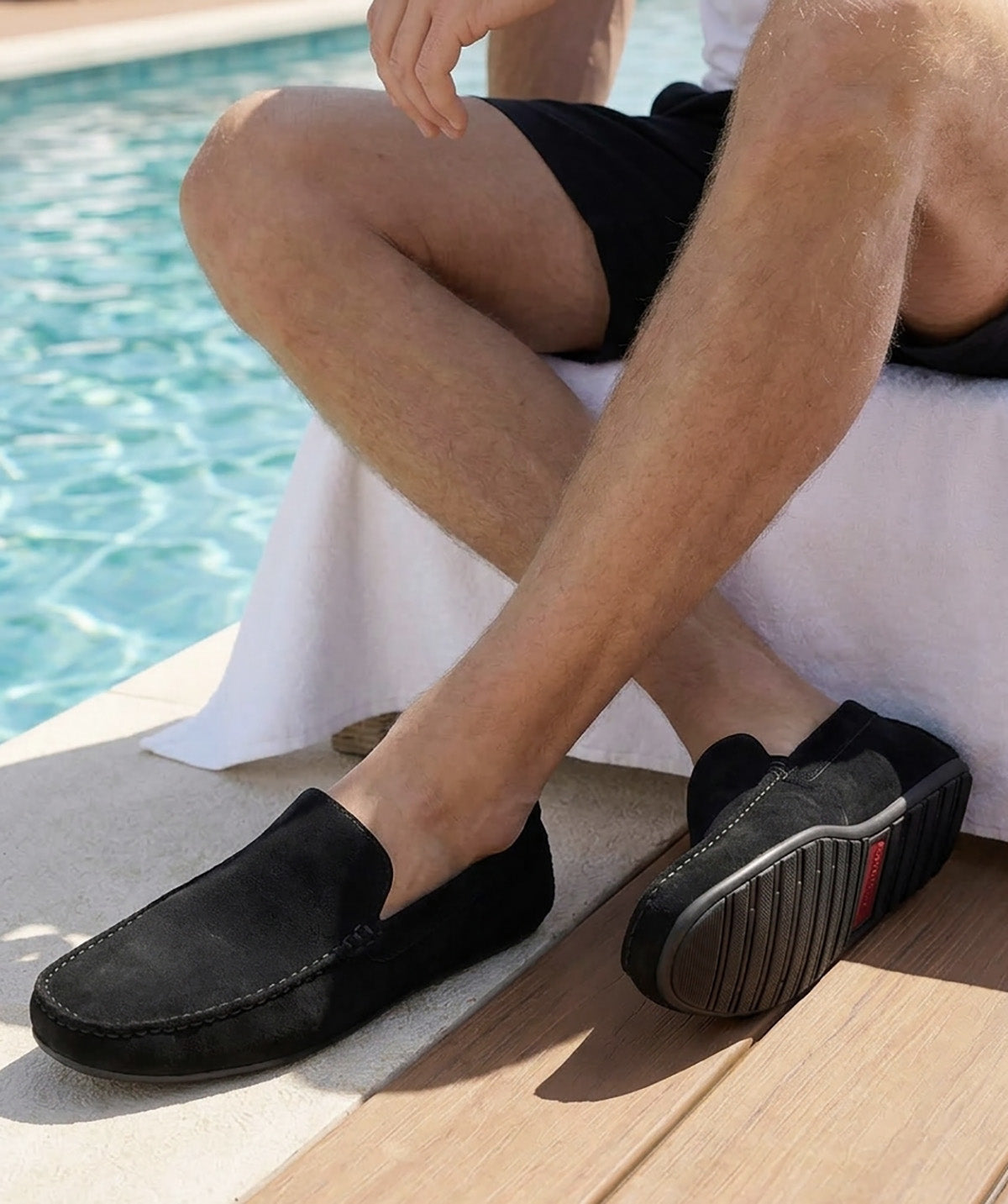 Mocassin DANDY Daim Noir