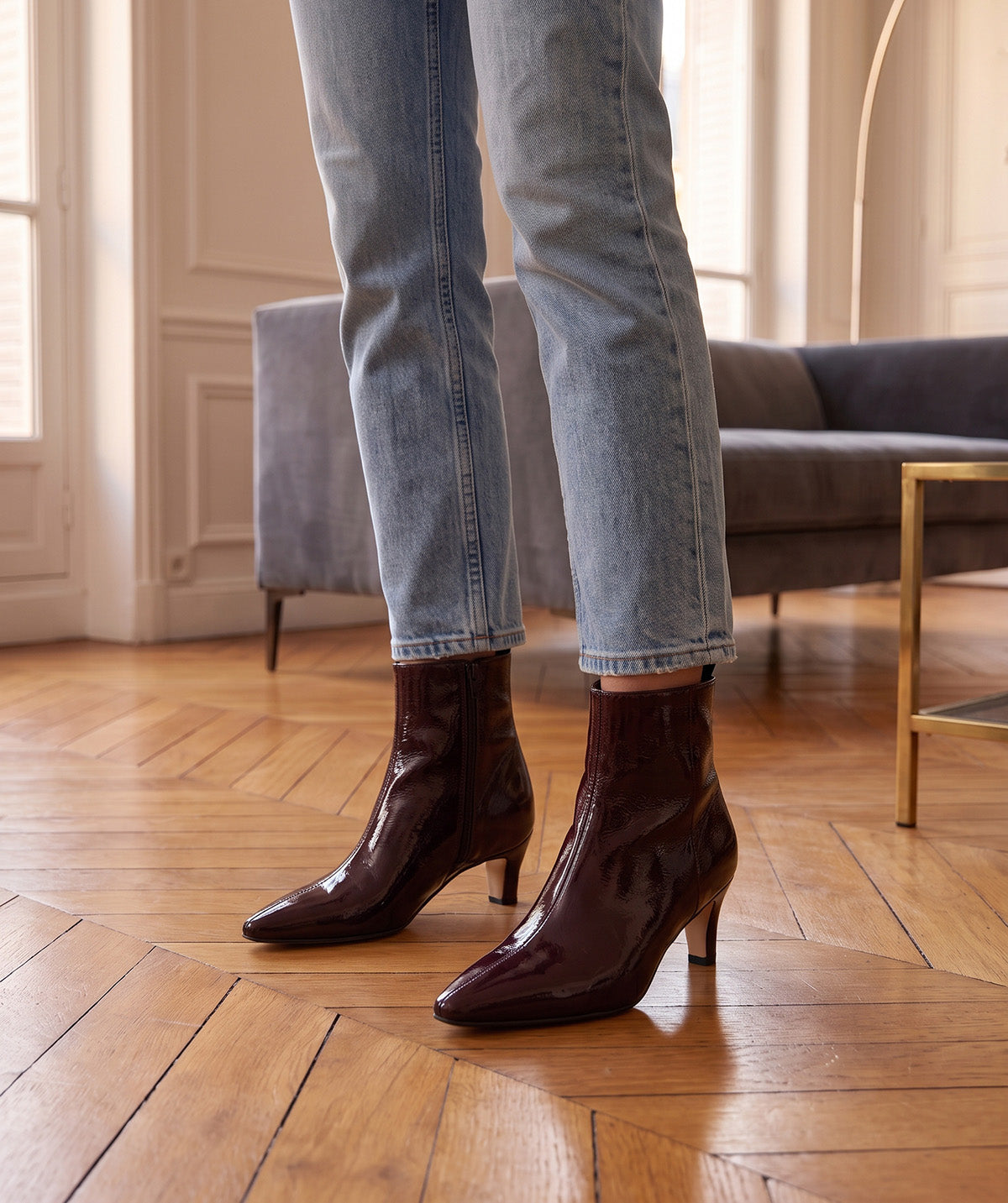 EUGENIE Vine Ankle Boots