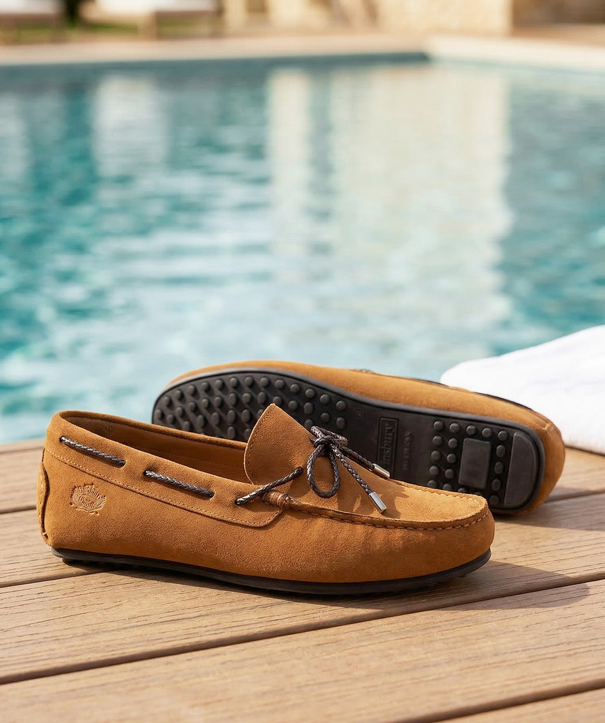 Mocassin CANCUN Daim Tabac