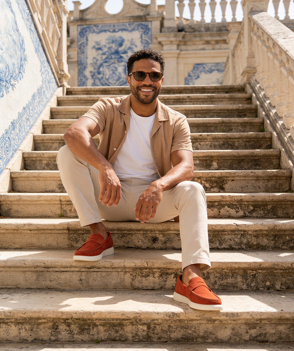 ACAPULCO Brick Velvet Calf Loafer