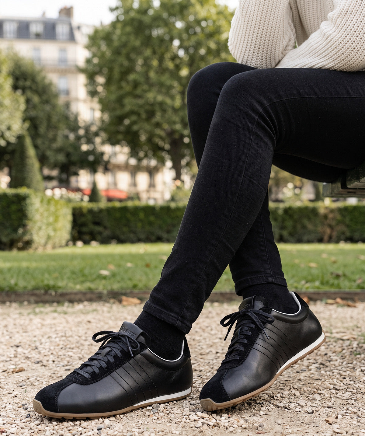 ÉLÉNA Black Sneakers