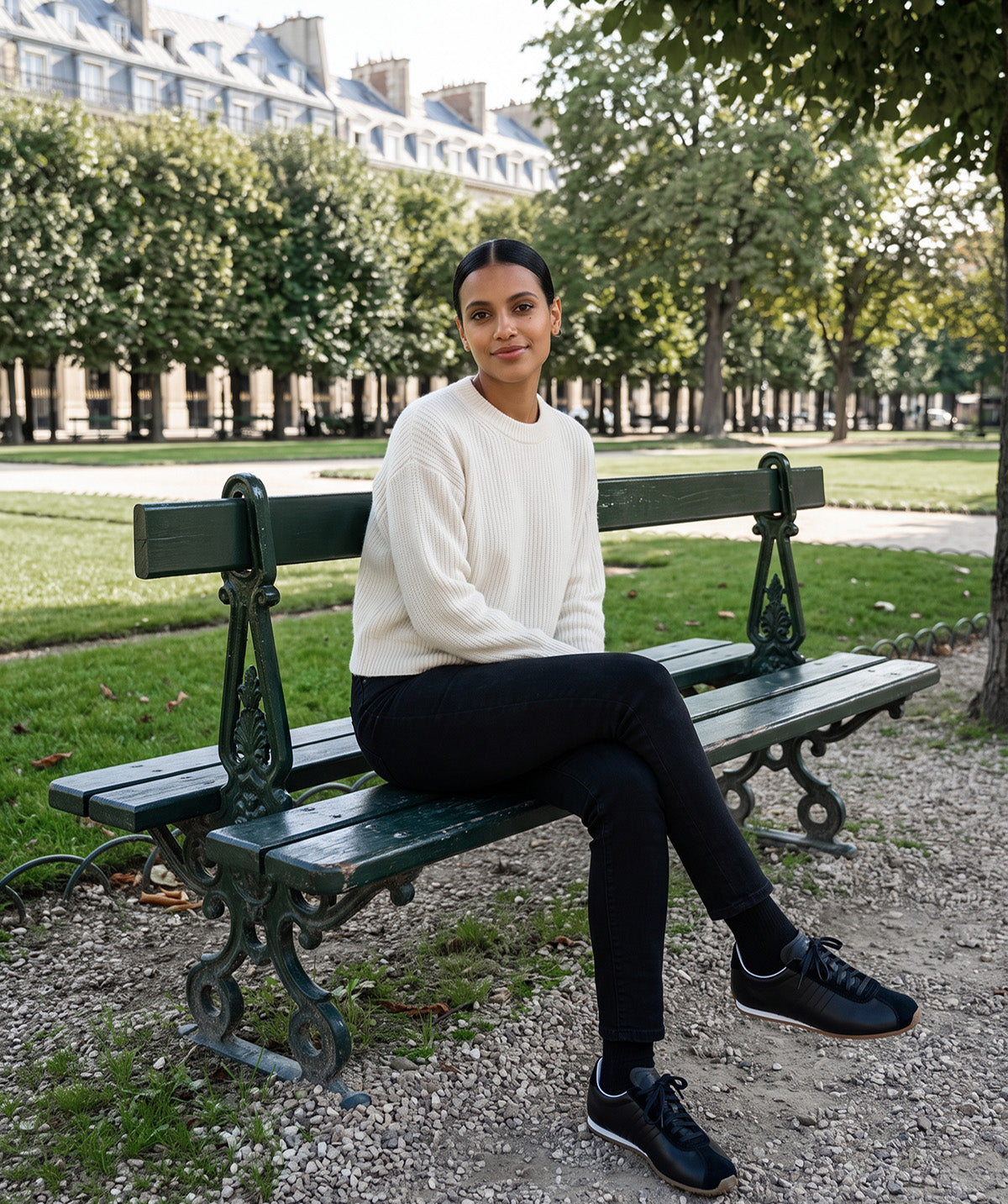 ÉLÉNA Black Sneakers