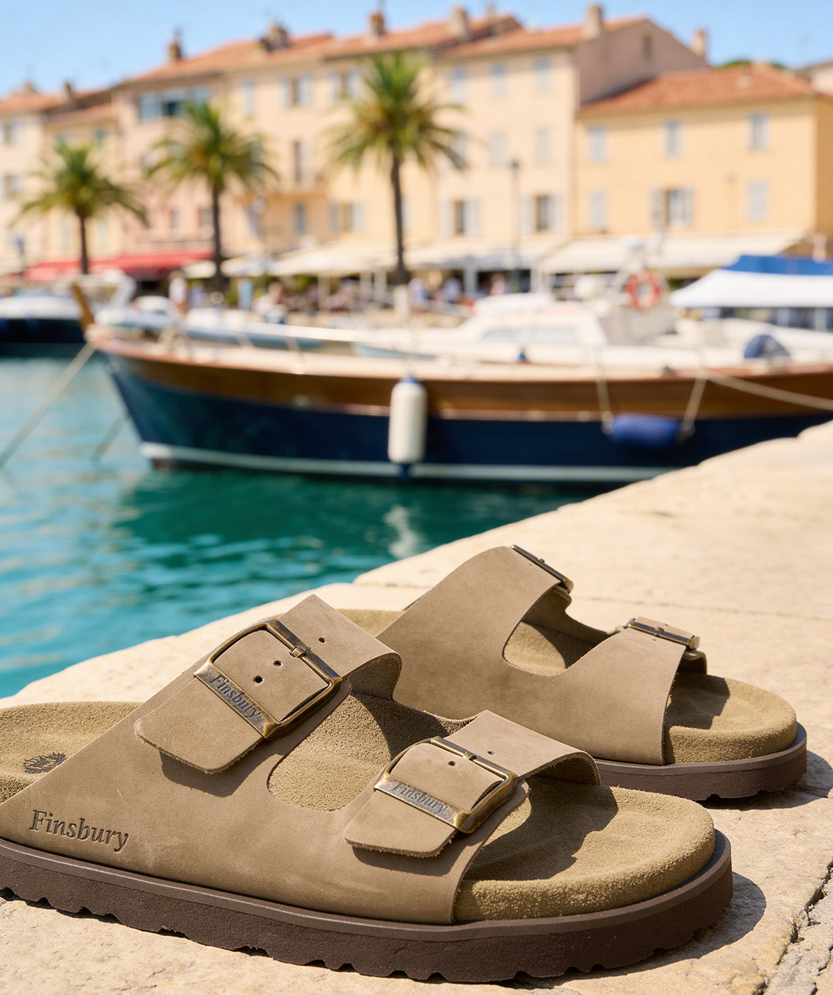 Sandale DIEGO Daim Olive