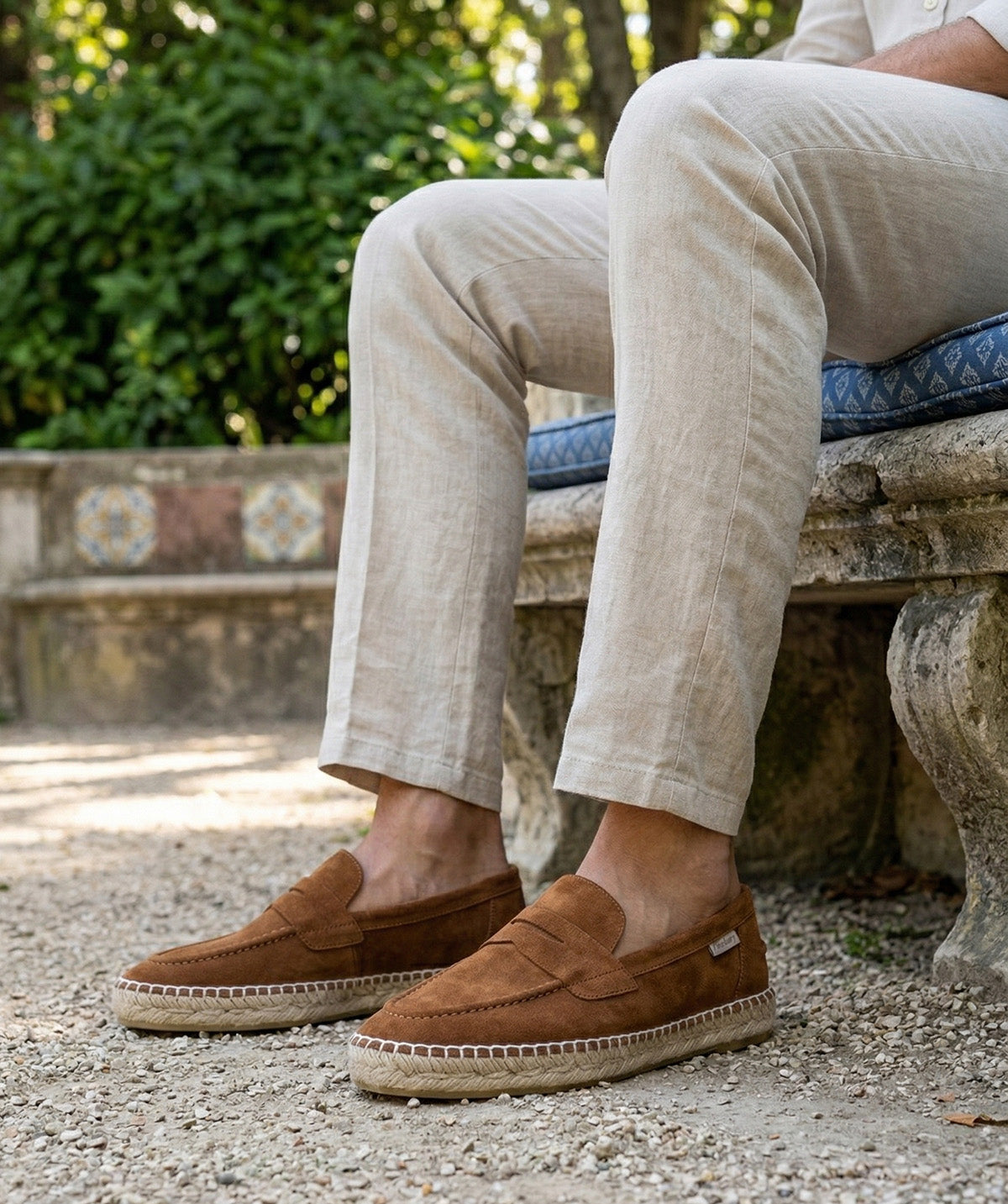 NEVADA Suede Brown Loafers