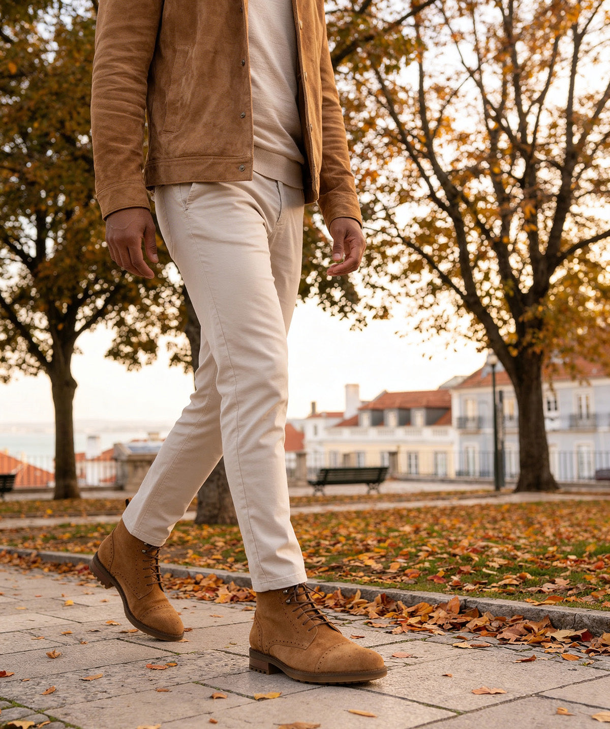 ERNESTO Ankle Boots Suede Camel