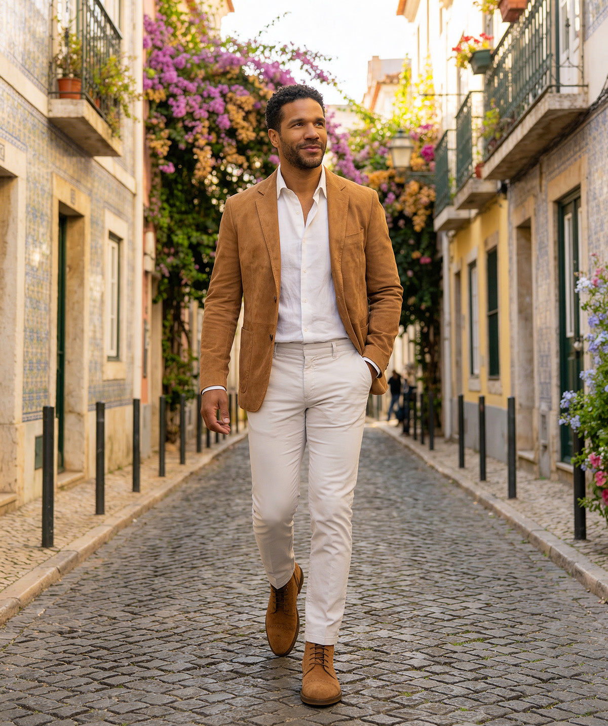 Bottines ERNESTO Daim Camel