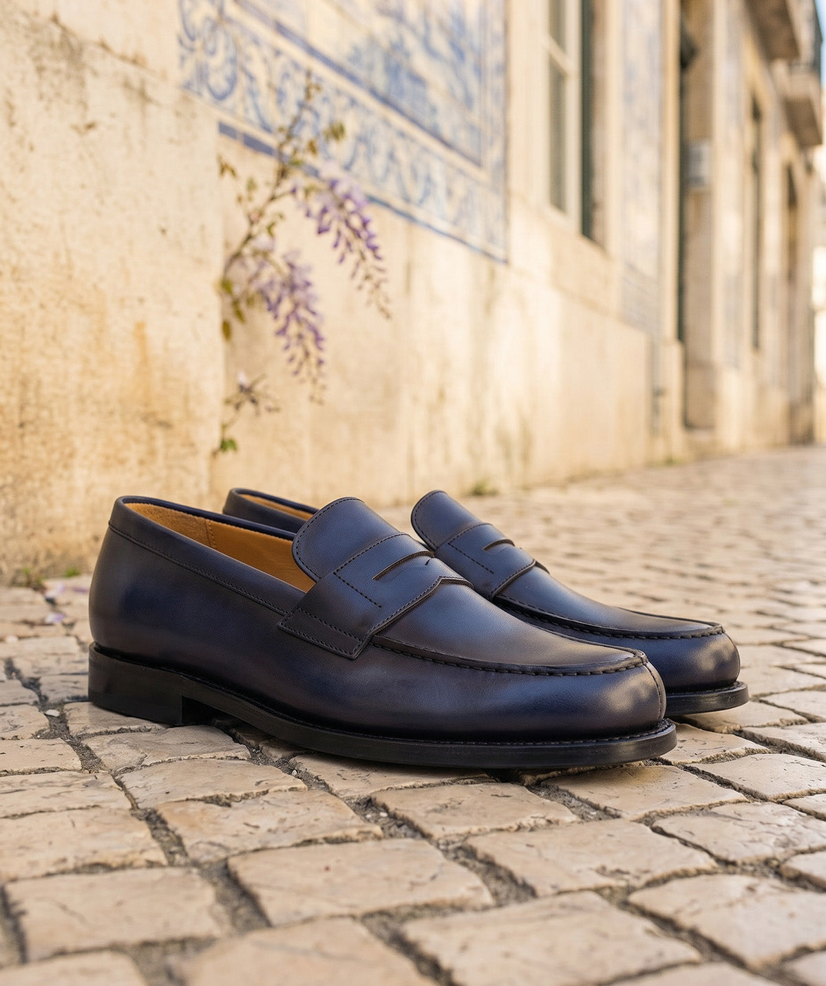Mocassin COLLEGE 1986 Bleu