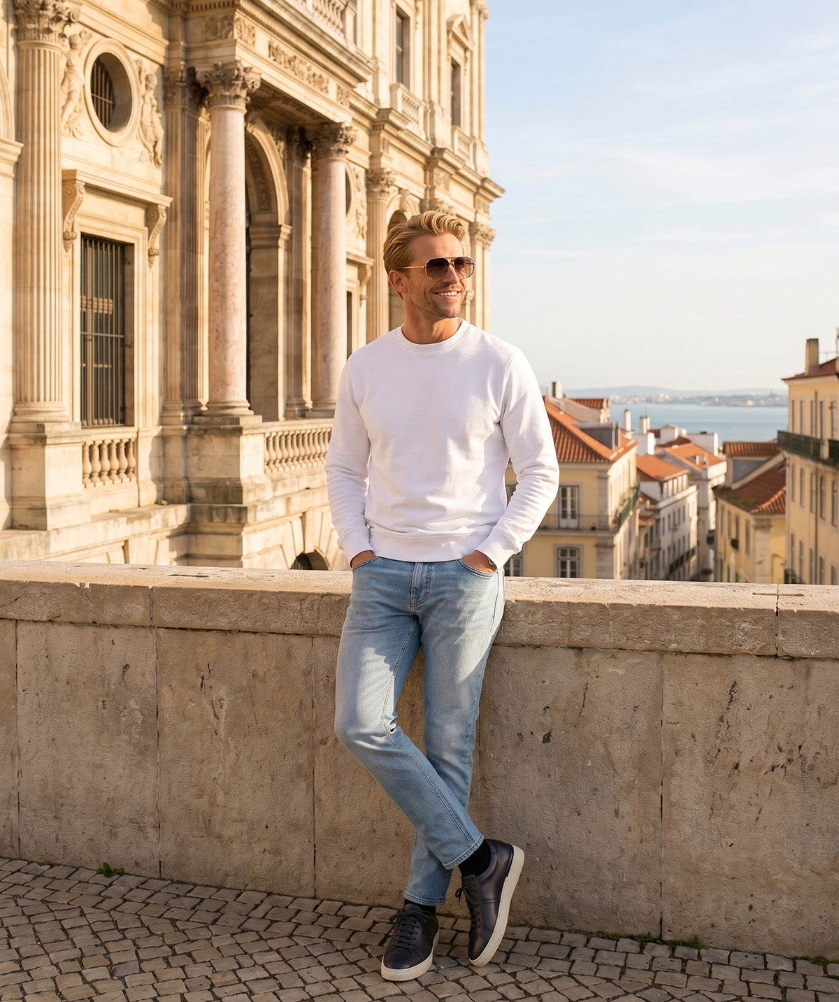 RIVA Patinated Grey Sneakers