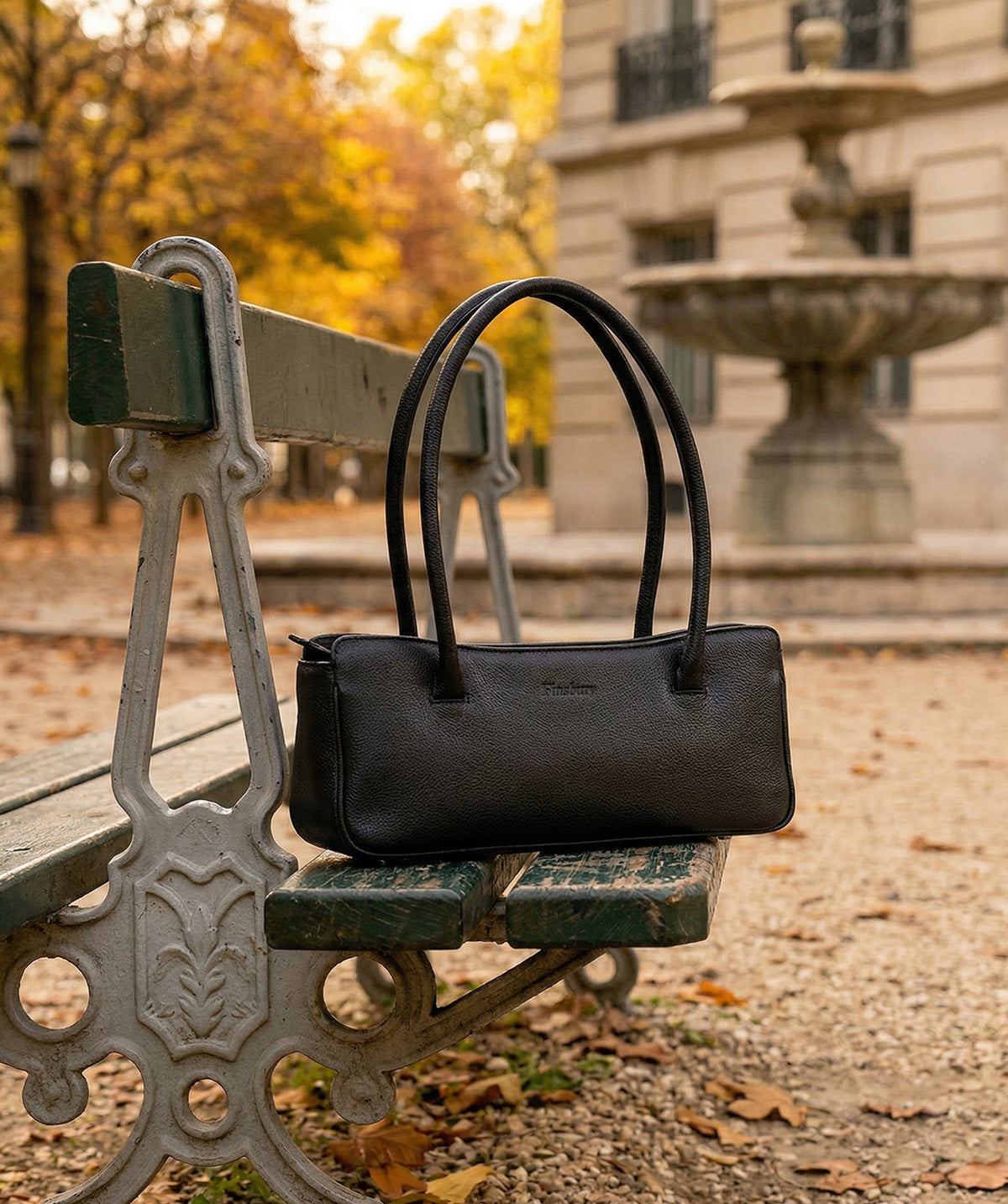DONA Grainy Black Bag