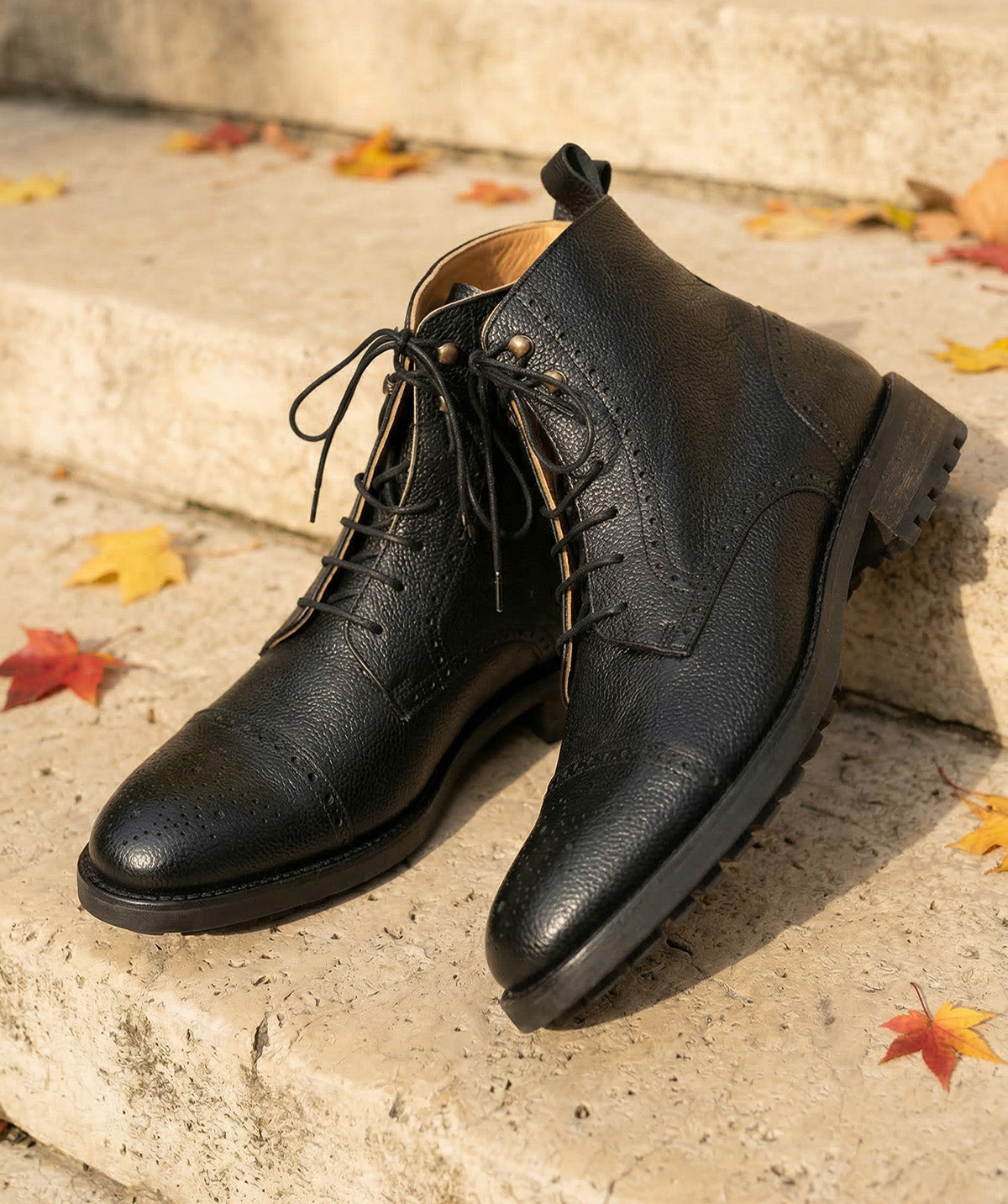 Bottines ERNESTO Grainé Noir