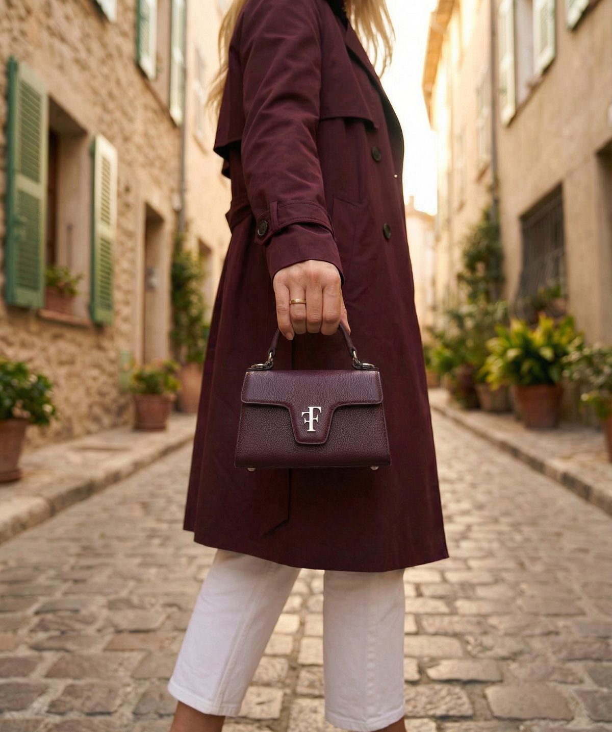 The Mini BAG FF18 Plum