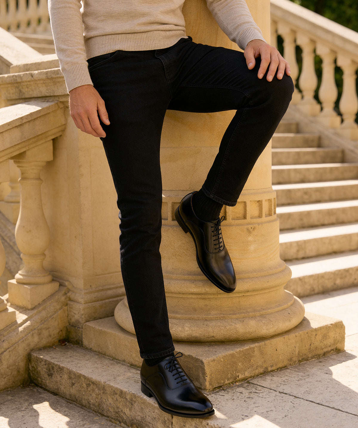 ANDREAS Black Oxford