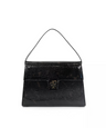 Marron Croco Logo Or