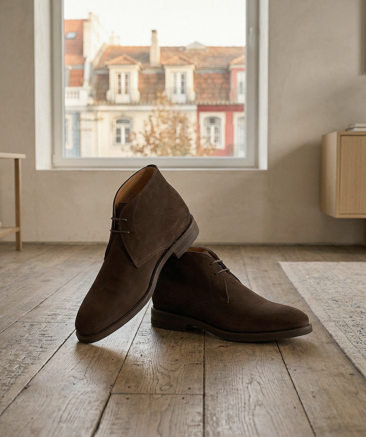 CHUKKA 1986 Suede Brown Ankle Boots