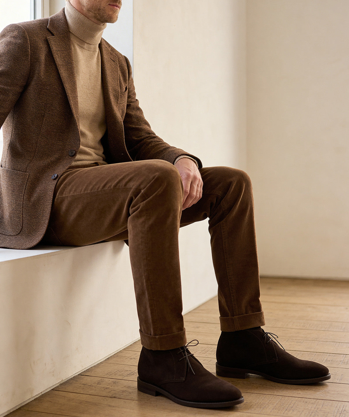 CHUKKA 1986 Suede Brown Ankle Boots
