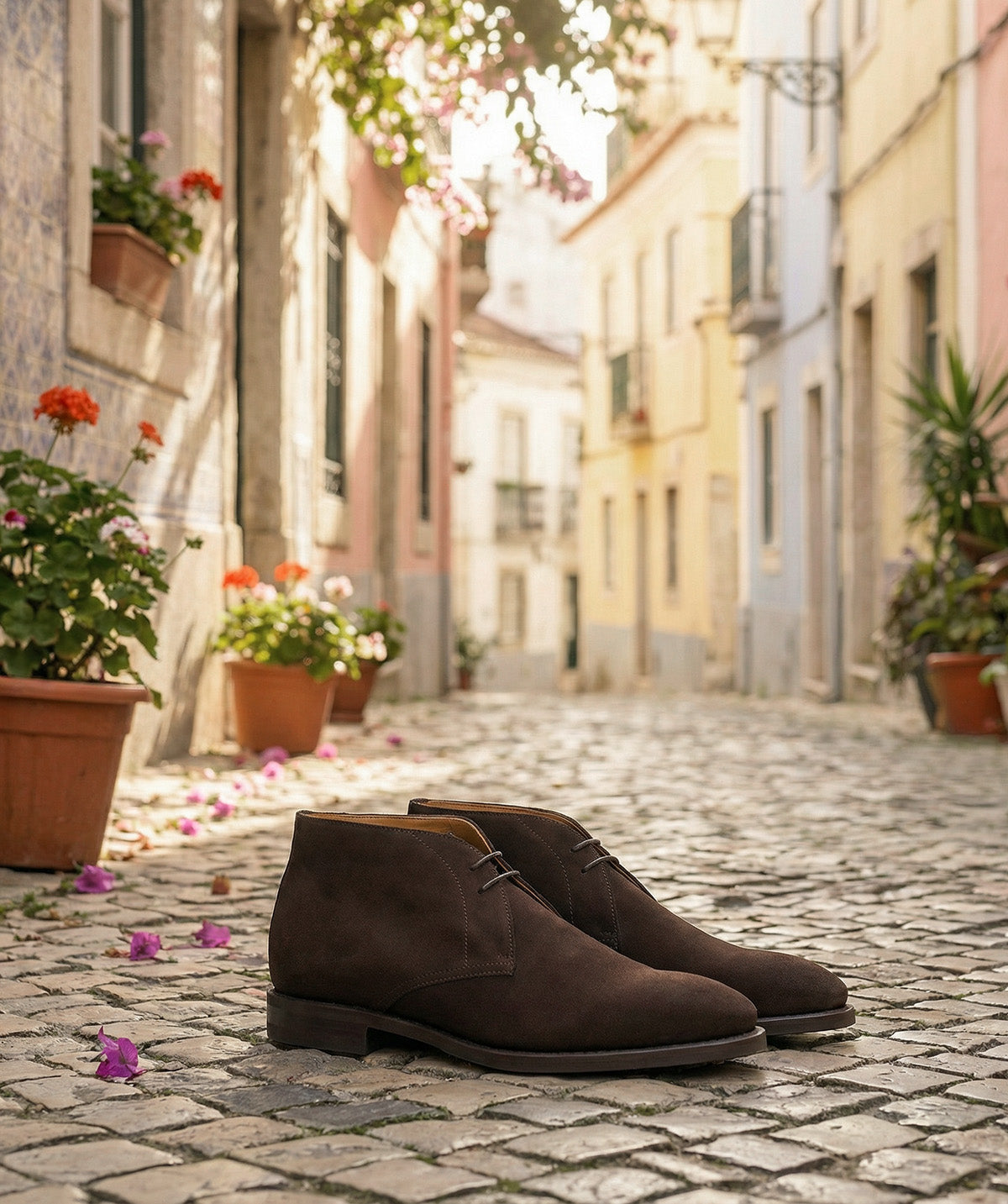 CHUKKA 1986 Suede Brown Ankle Boots