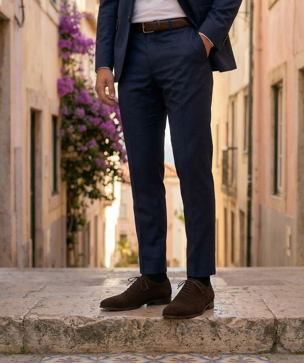 Richelieu WHITNEY Dark Brown Suede