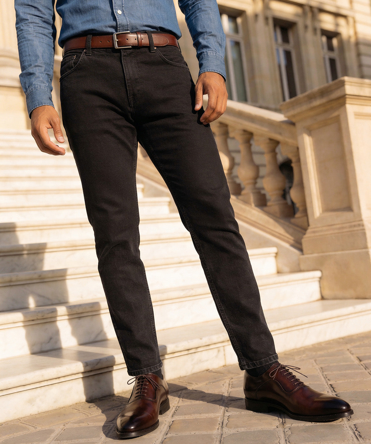 Richelieu ANDREAS Marron Patiné