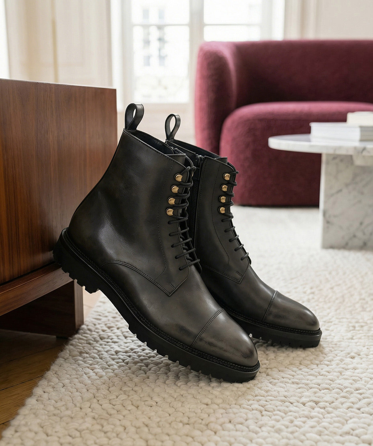 ALESSANDRO Ankle Boots Burnished Grey
