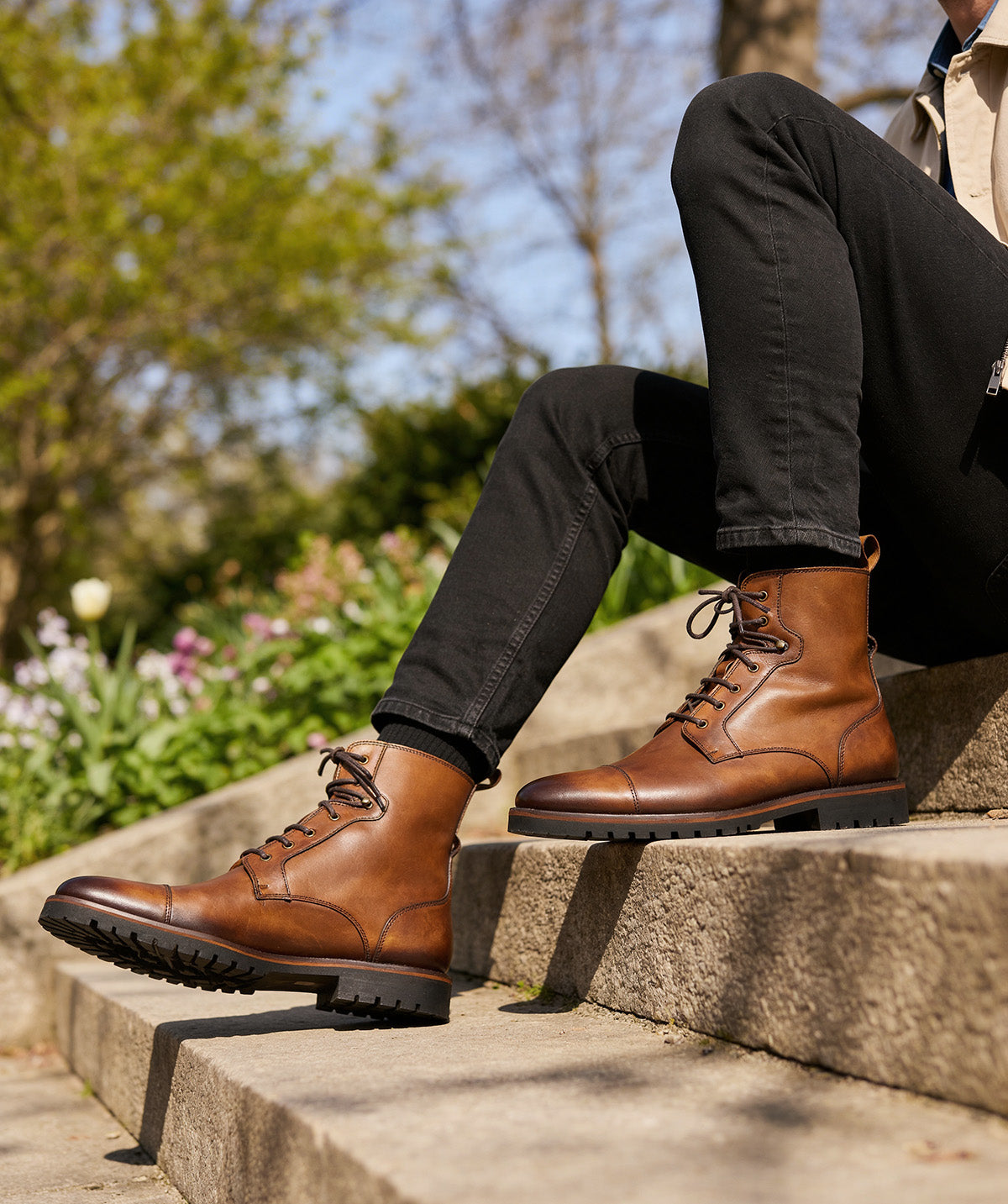 Boots POWELL Brown Patina