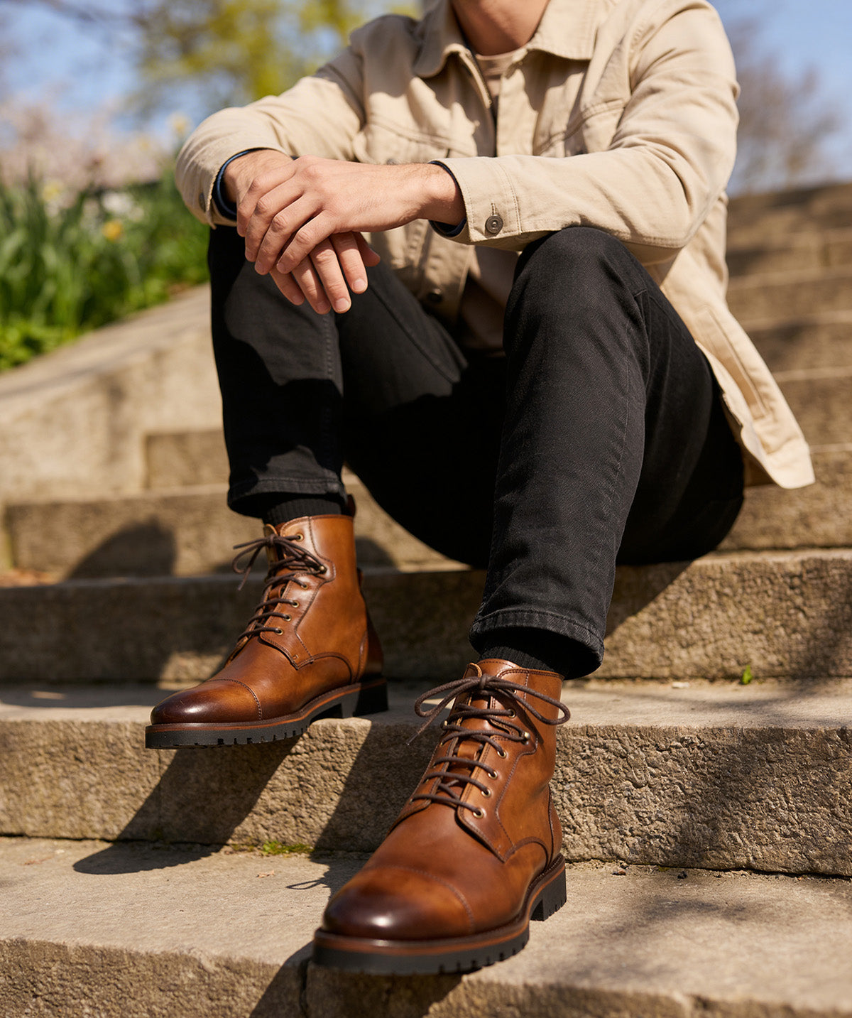Boots POWELL Brown Patina
