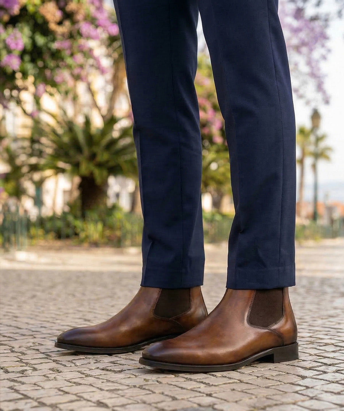 Bottines FIRENZE Marron Patiné