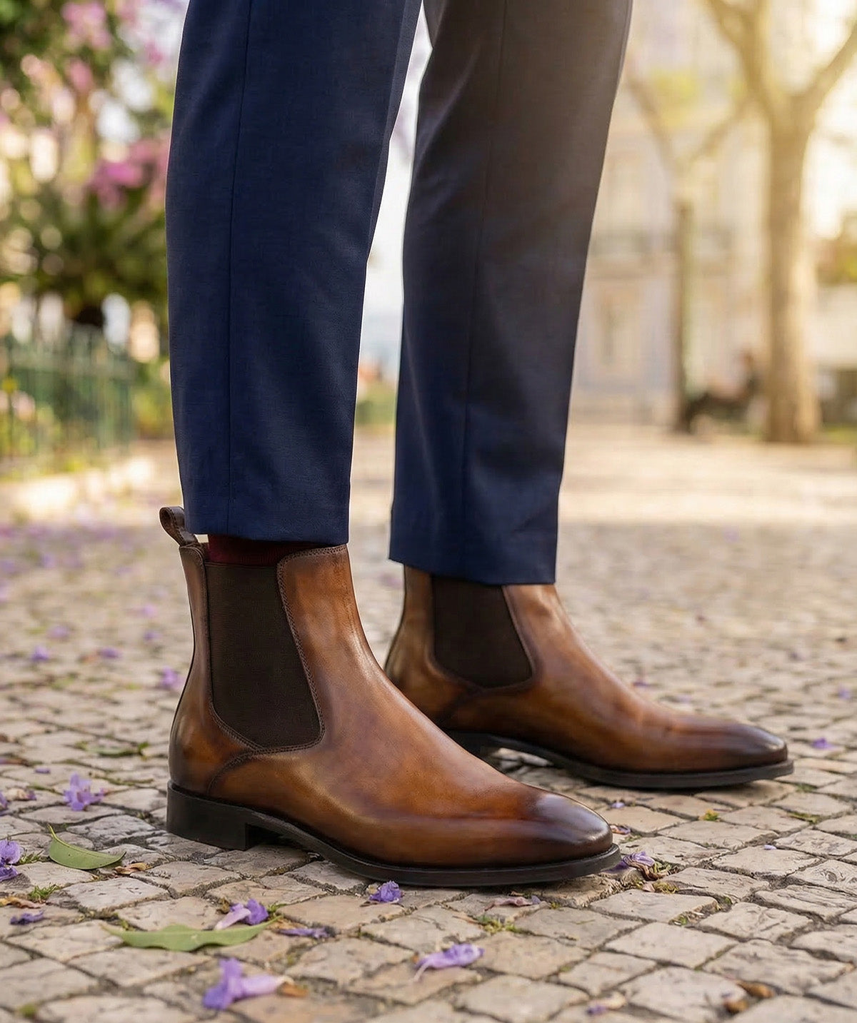 Bottines FIRENZE Marron Patiné