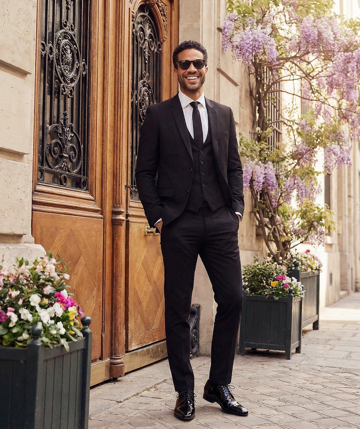 Derby CAMPOLI 2 Black Patent - Finsbury Shoes