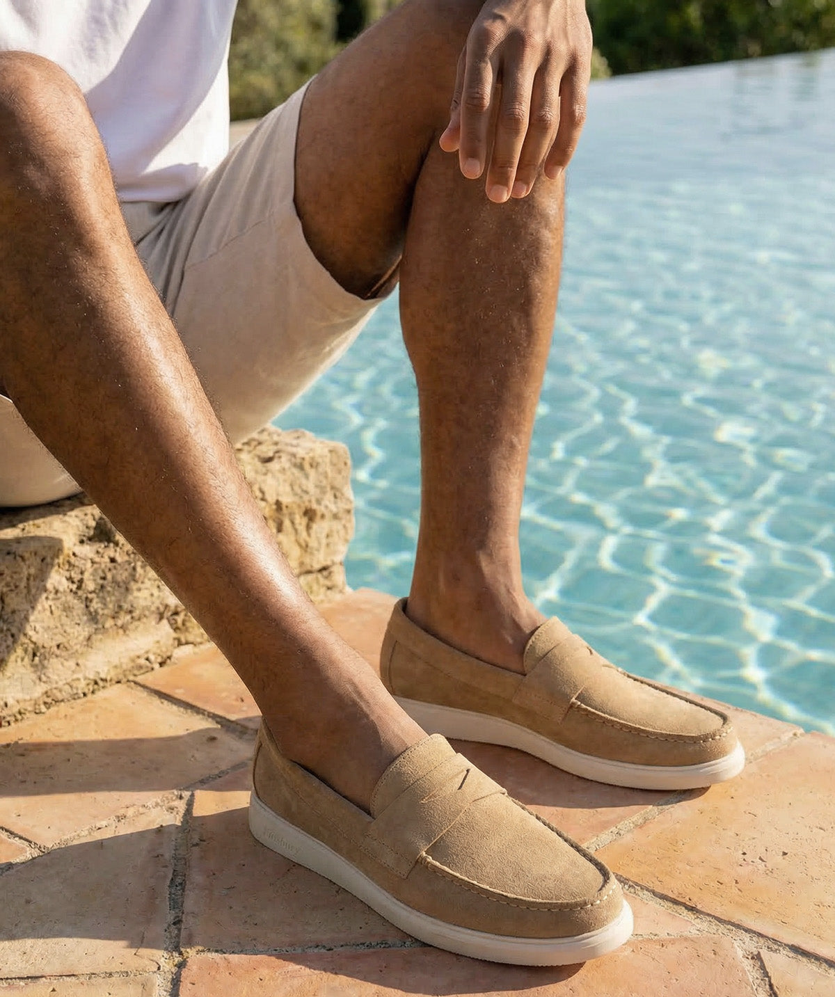 Mocassin ACAPULCO Veau Velours Sable