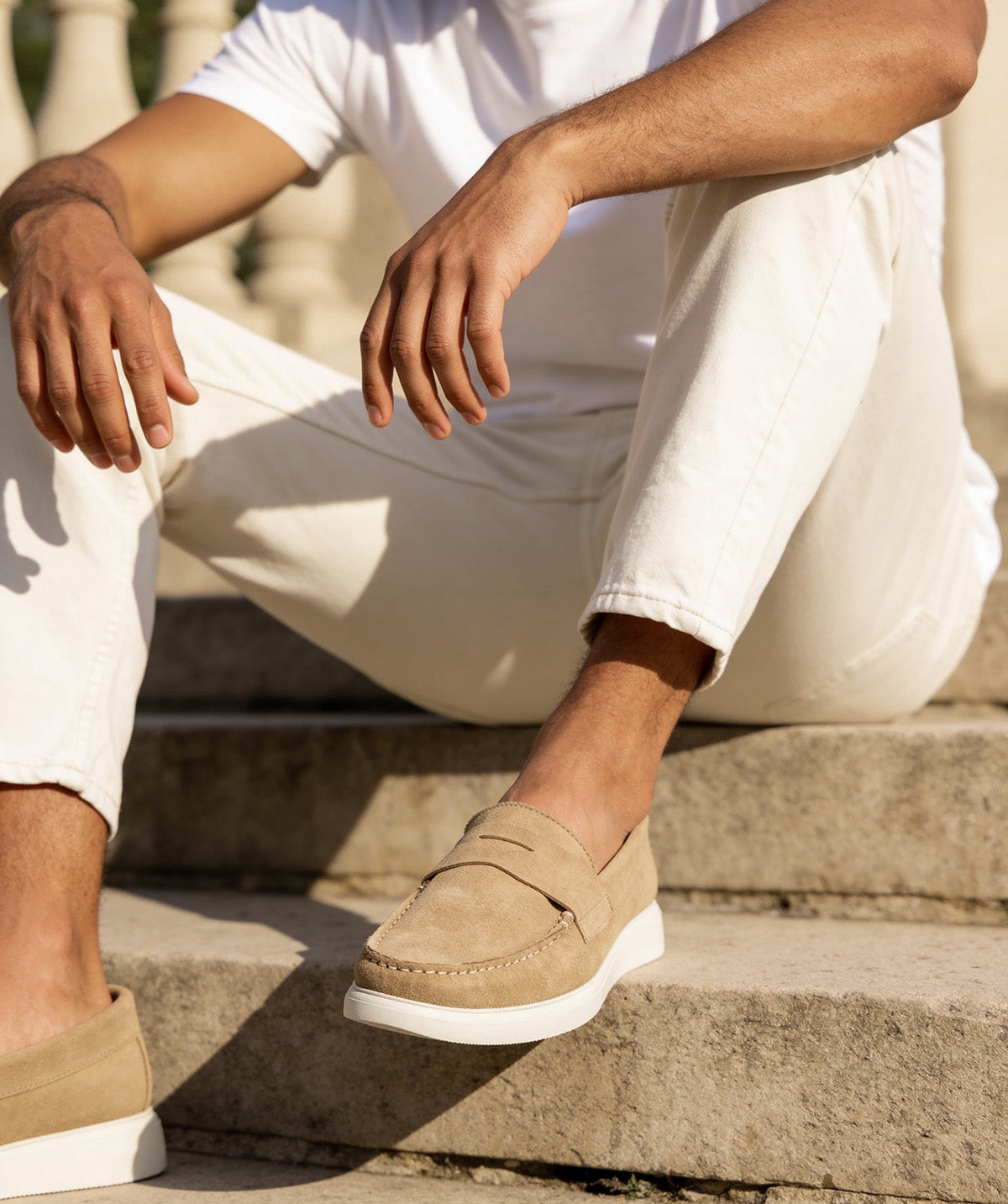 Mocassin ACAPULCO Veau Velours Sable