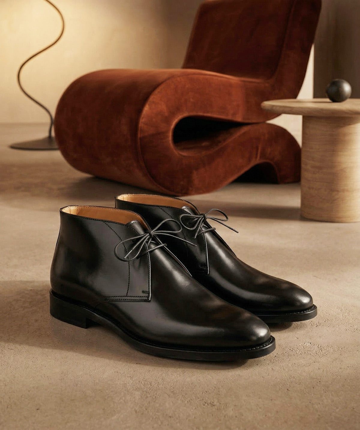 CHUKKA 1986 Black Ankle Boots