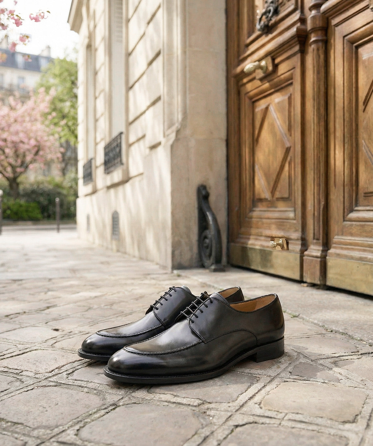 MASSIMO Derby Dark Grey - Finsbury Shoes