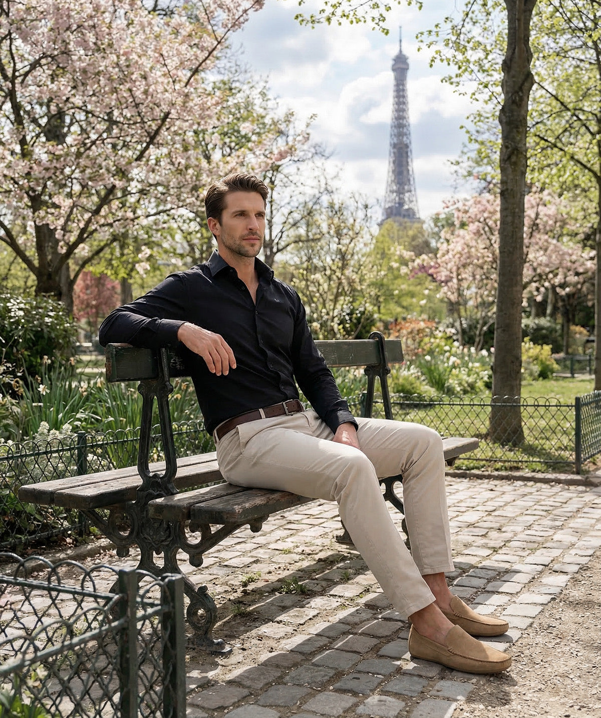 Mocassin DANDY Veau Velours Sable