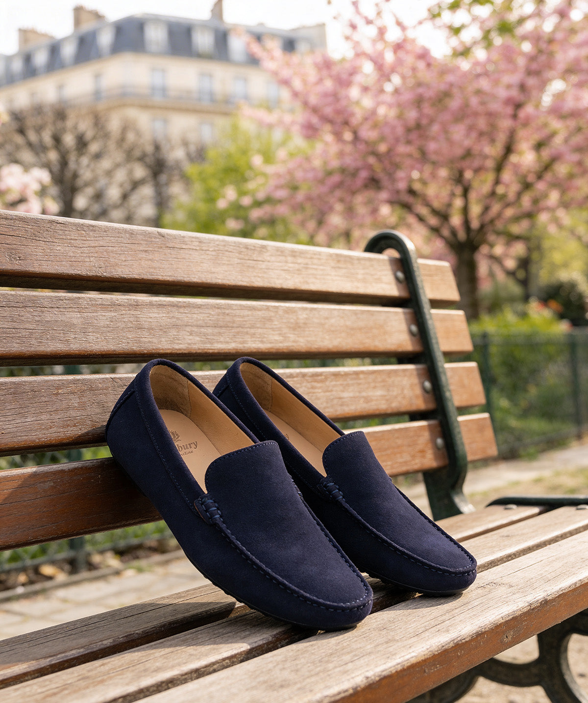 DANDY Loafer Navy Blue Suede Calf