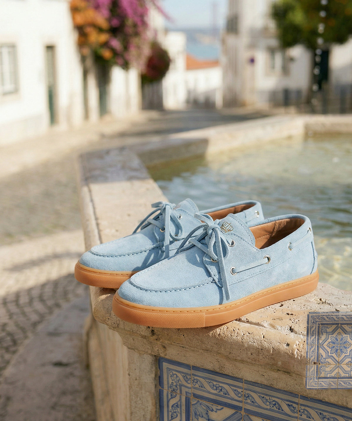 ANITA Sky Blue Loafers