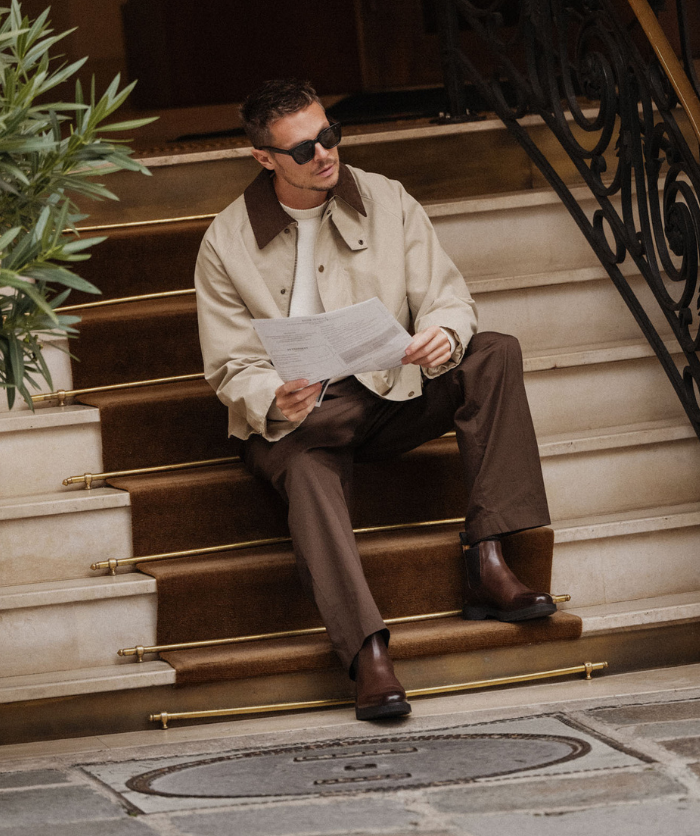 Bottines ANTON Marron