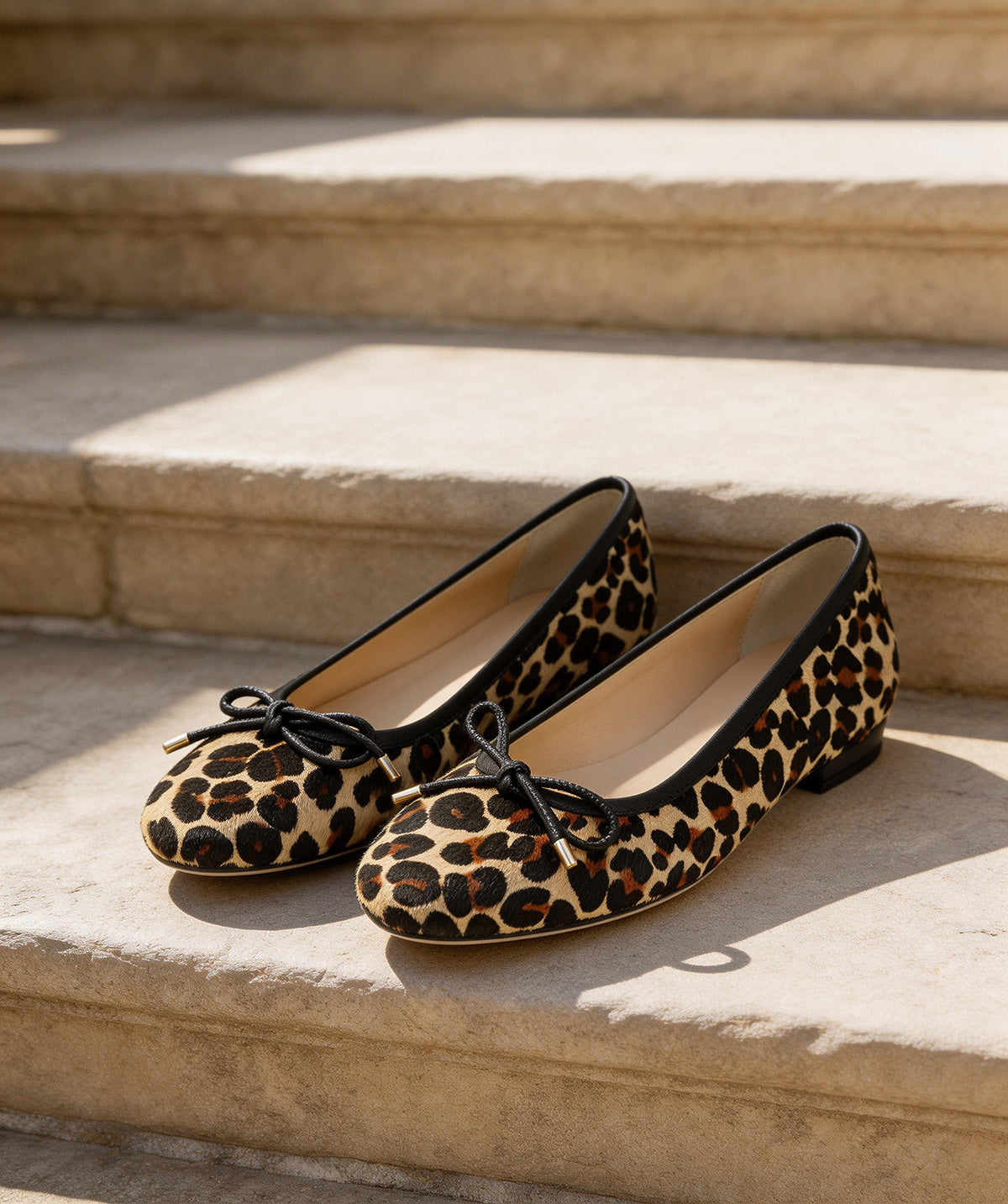 CHANON Leopard Ballet Flat