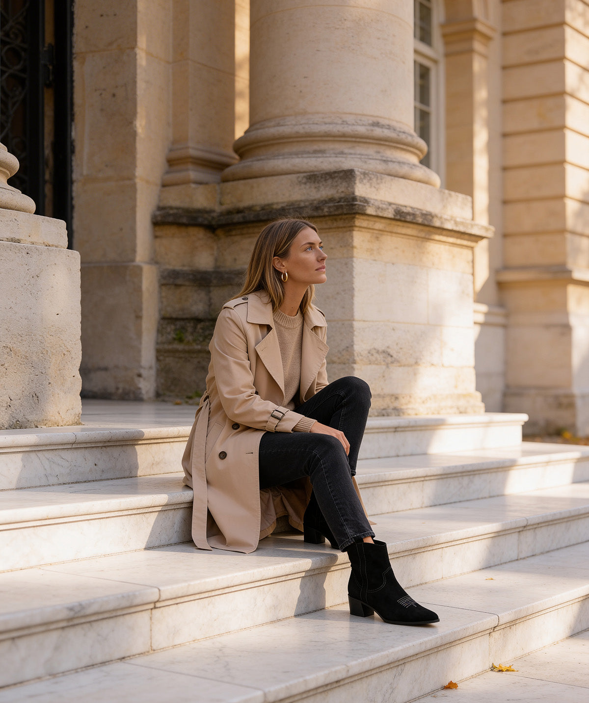Boots Santiags LISE Noir