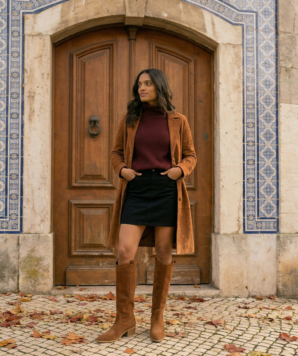 Bottes Santiags JUDITH Camel
