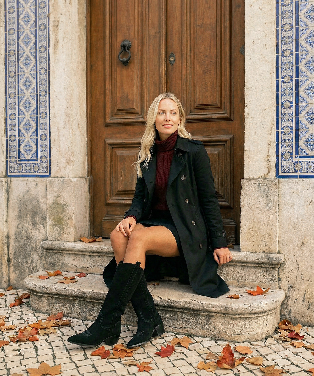 Bottes Santiags JUDITH Noir