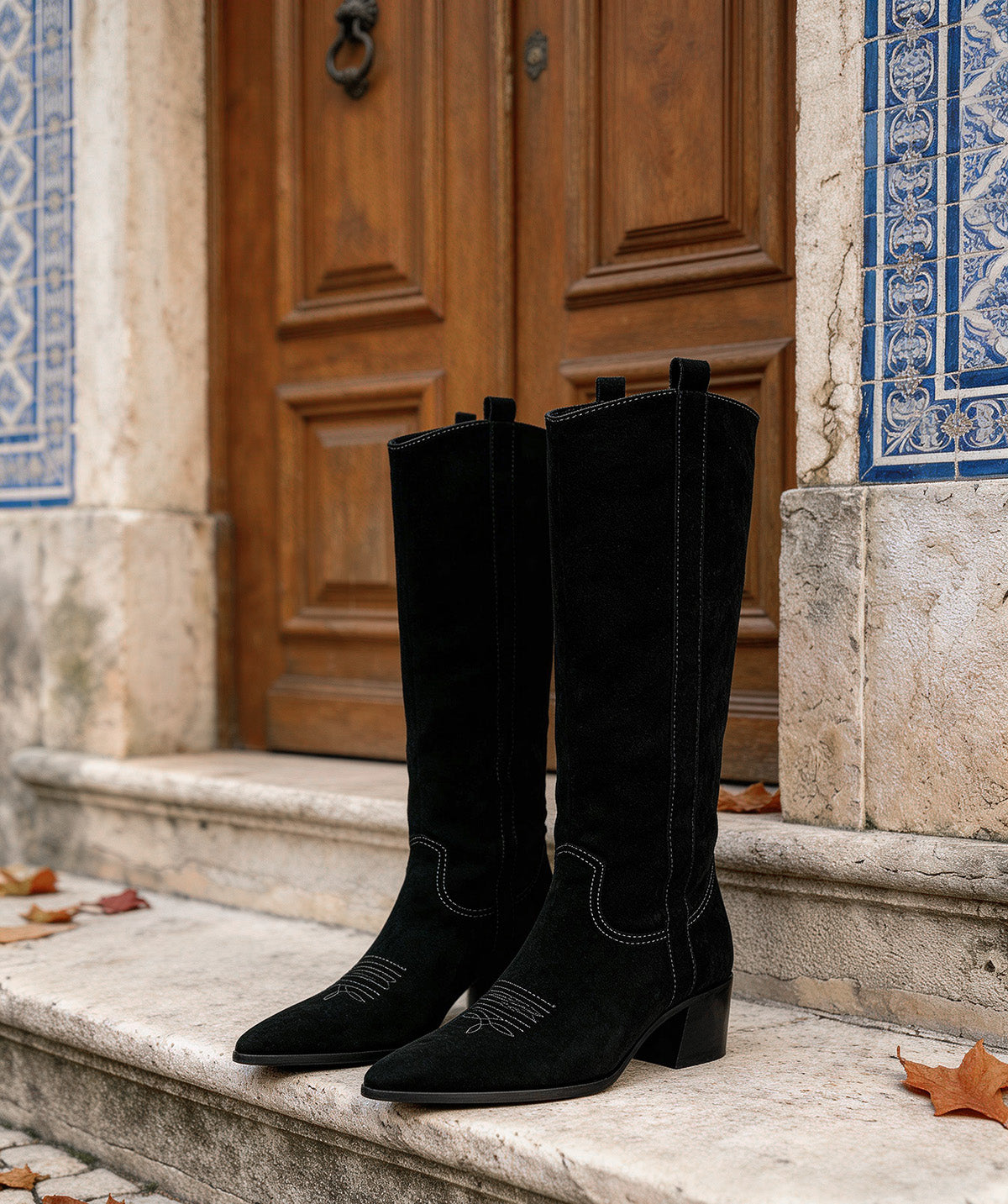 Bottes Santiags JUDITH Noir